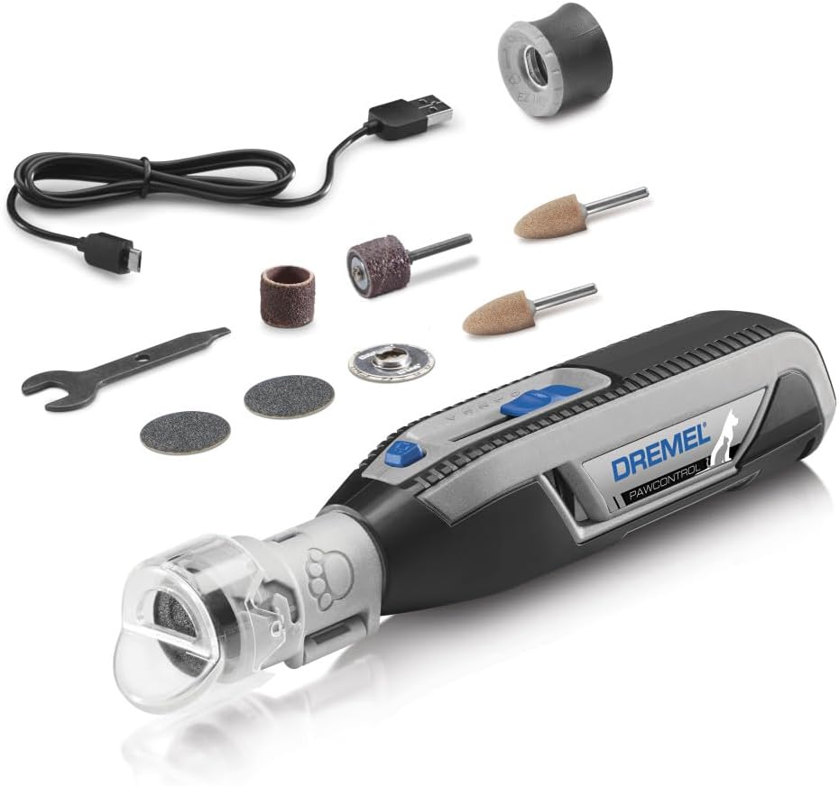 Dremel PawControl 7760-PET Dog Nail Grinder and Trimmer, Cordless & Rechargeable